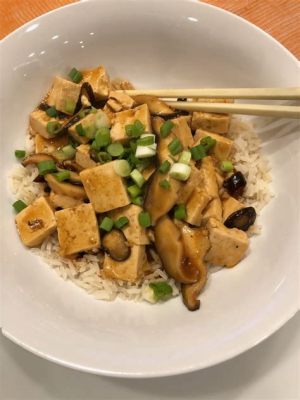  Tofu à Base de Cogumelos Shiitake com um Toque de Picância Afeita aos Céus!