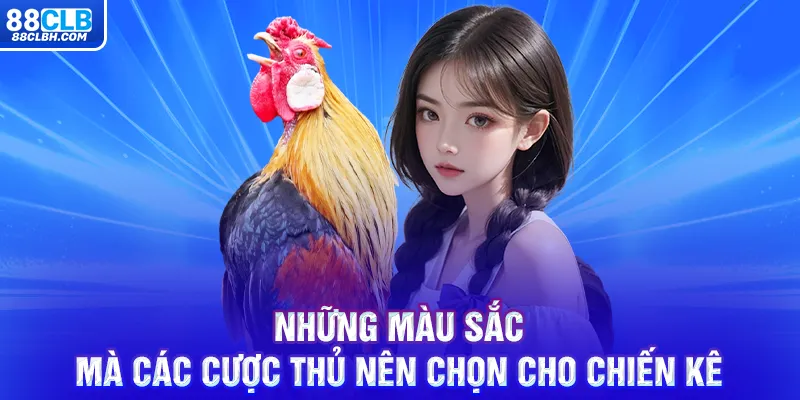 Những màu sắc mà các cược thủ nên chọn cho chiến kê